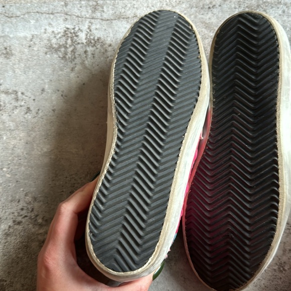 Golden Goose super-star pink, blue, sliver. Looks like new! Size 37 - Picture 3 of 4